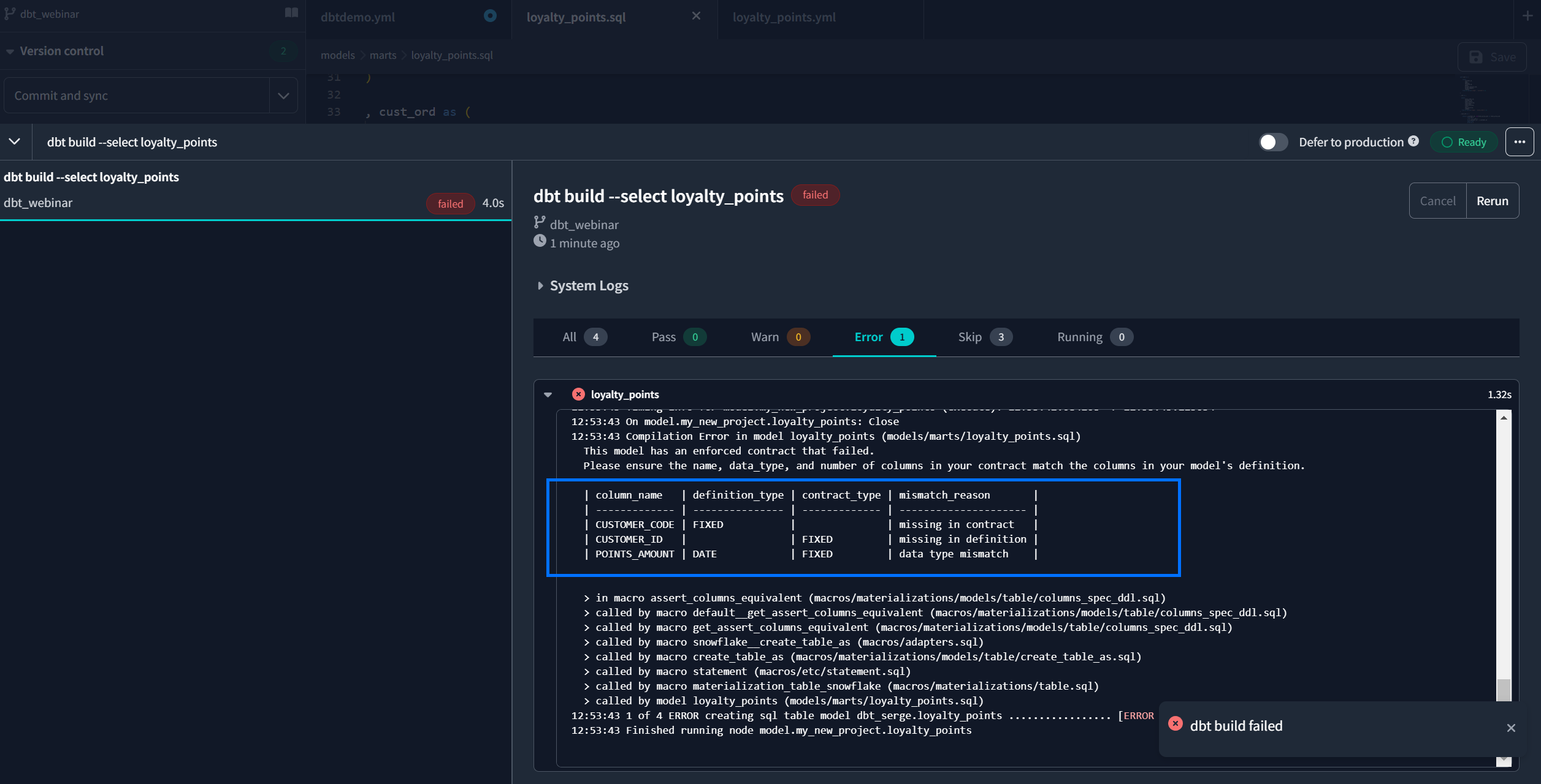Enforcing dbt Model Contracts – SqlDBM